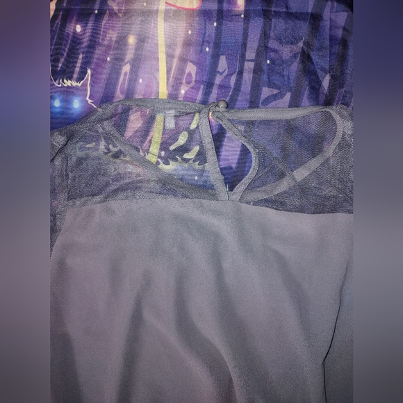 Vampire Goth Grey Blouse - Picture 6 of 14